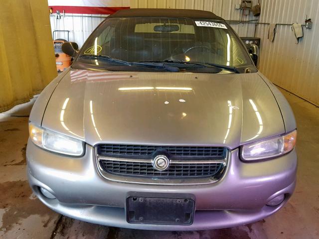 3C3EL55H1WT317648 - 1998 CHRYSLER SEBRING JX GRAY photo 9