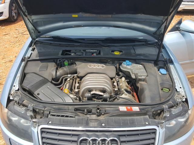 WAUAT48H53K009392 - 2003 AUDI A4 3.0 CAB BLUE photo 7