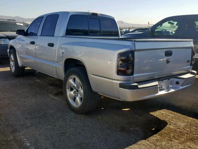 1D7HE48P87S171838 - 2007 DODGE DAKOTA QUA GRAY photo 3