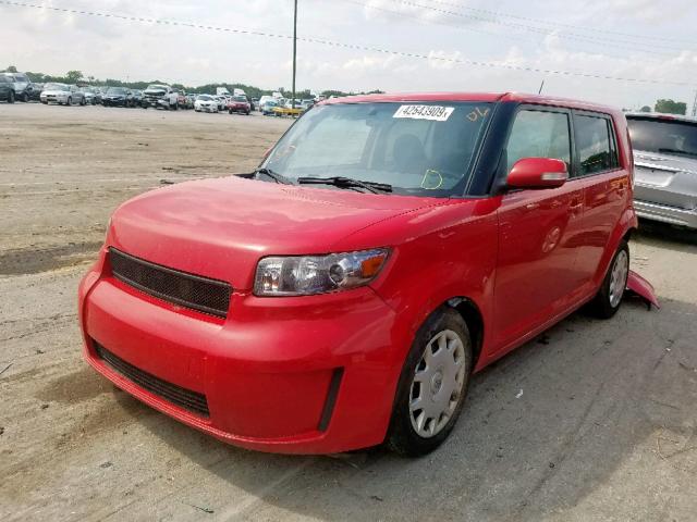 JTLKE50EX91094841 - 2009 TOYOTA SCION XB 红色 照片 2