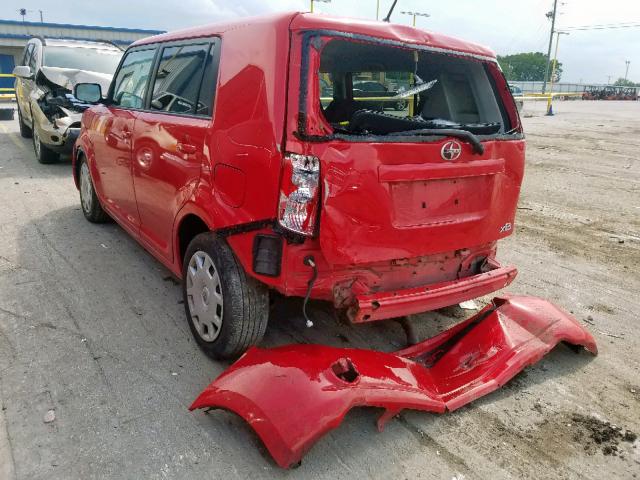 JTLKE50EX91094841 - 2009 TOYOTA SCION XB 红色 照片 3