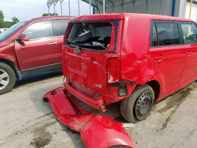 JTLKE50EX91094841 - 2009 TOYOTA SCION XB 红色 照片 9