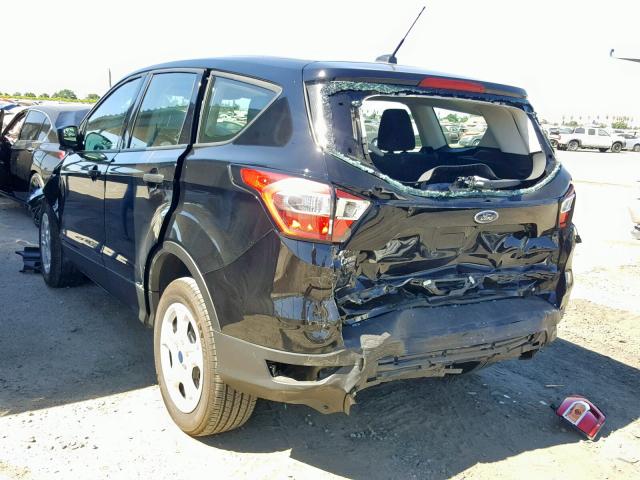 1FMCU0F72JUC76899 - 2018 FORD ESCAPE S BLACK photo 3