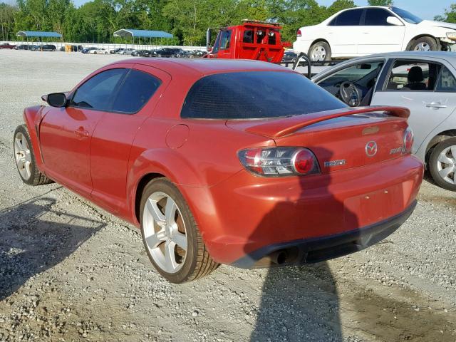 JM1FE173640112633 - 2004 MAZDA RX8 RED photo 3