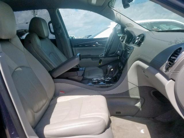 5GAKRCKD1DJ258478 - 2013 BUICK ENCLAVE BLUE photo 5