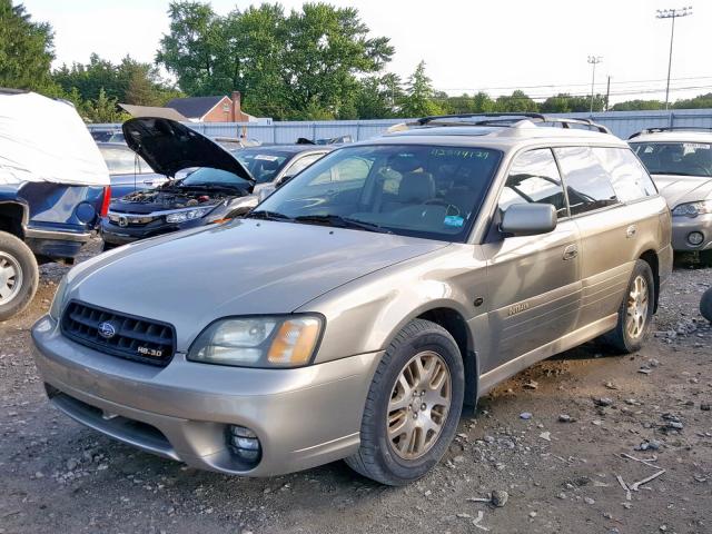 4S3BH806737639170 - 2003 SUBARU LEGACY OUT GRAY photo 2