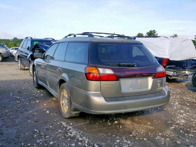 4S3BH806737639170 - 2003 SUBARU LEGACY OUT GRAY photo 3