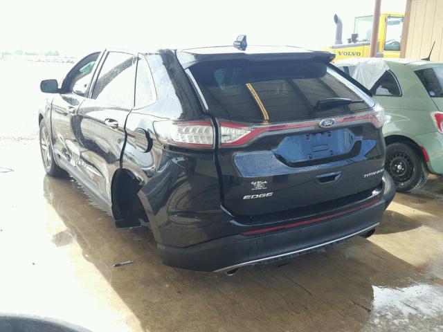 2FMPK3K9XGBB12749 - 2016 FORD EDGE TITAN BLACK photo 3