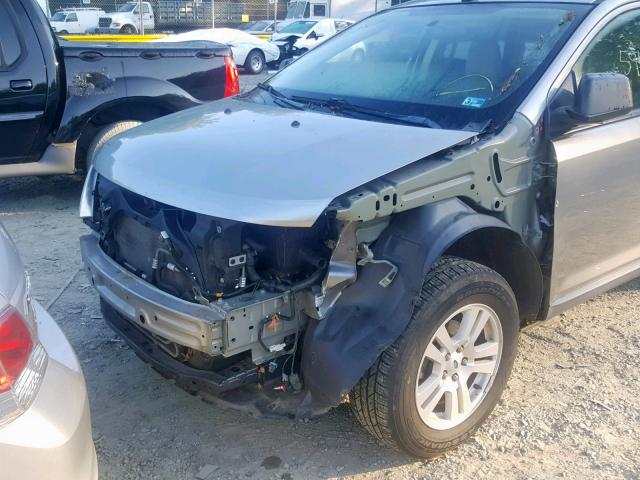 2FMDK36C08BA77603 - 2008 FORD EDGE SE GRAY photo 9