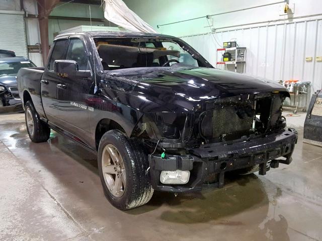 1C6RD7HT5CS185312 - 2012 DODGE RAM 1500 S BLACK photo 1