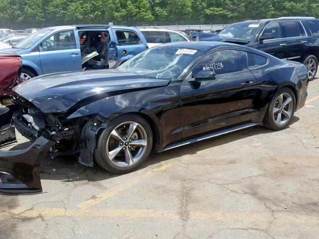 1FA6P8AM3F5347412 - 2015 FORD MUSTANG BLACK photo 2