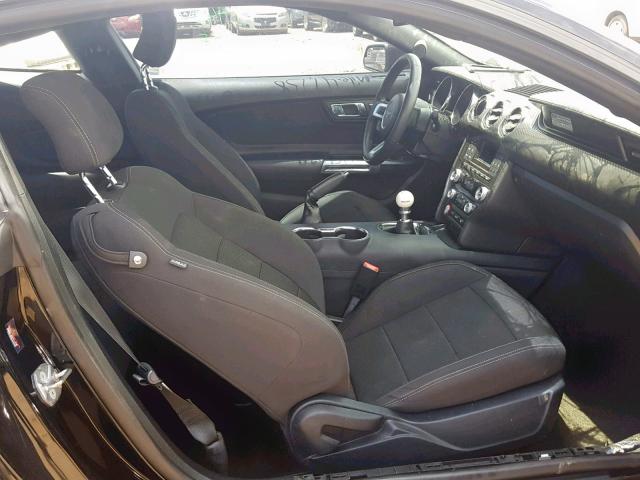 1FA6P8AM3F5347412 - 2015 FORD MUSTANG BLACK photo 5