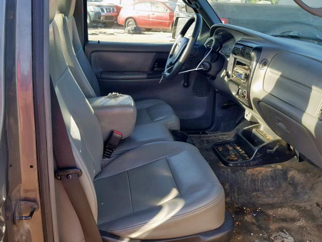 1FTYR10DX6PA24355 - 2006 FORD RANGER GRAY photo 5