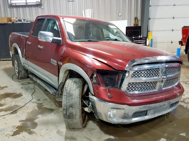 1C6RR7JT3ES105469 - 2014 RAM 1500 LARAM BURGUNDY photo 1