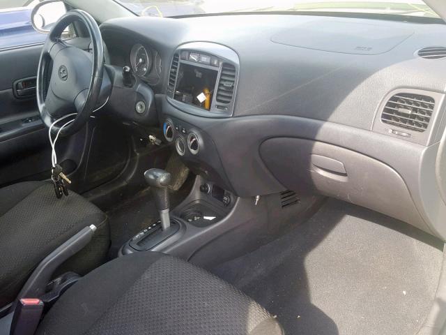 KMHCN36C48U063586 - 2008 HYUNDAI ACCENT SE GREEN photo 9