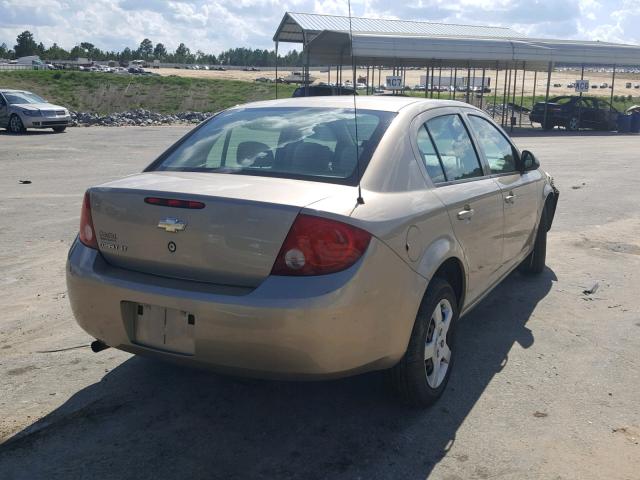 1G1AL55F977383601 - 2007 CHEVROLET COBALT LT BLACK photo 4