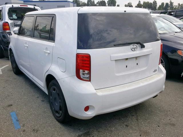 JTLZE4FEXCJ018642 - 2012 TOYOTA SCION XB თეთრი ფოტო 3