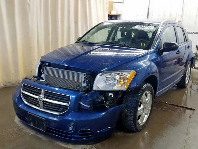 1B3HB48A09D198197 - 2009 DODGE CALIBER SX BLUE photo 2