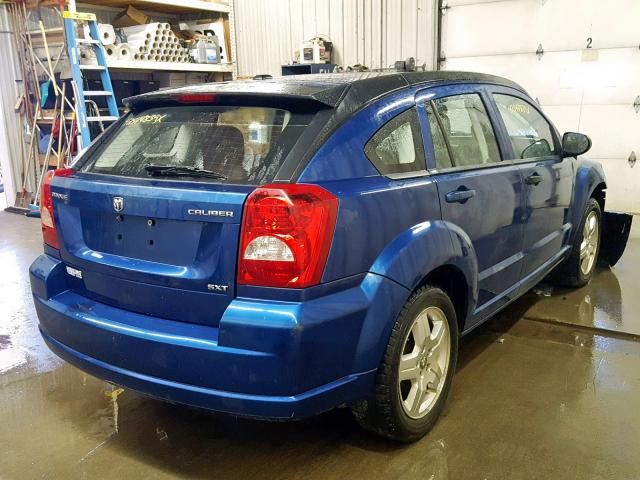 1B3HB48A09D198197 - 2009 DODGE CALIBER SX BLUE photo 4