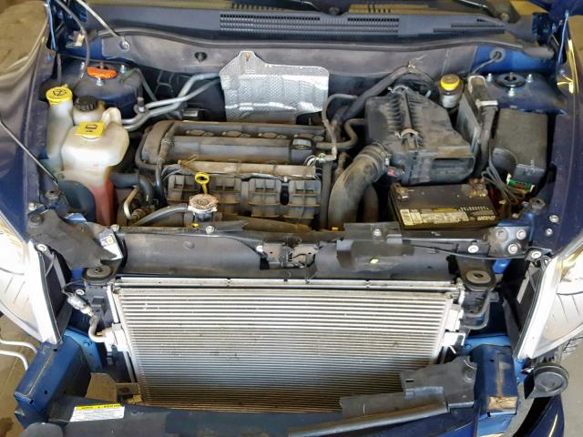 1B3HB48A09D198197 - 2009 DODGE CALIBER SX BLUE photo 7