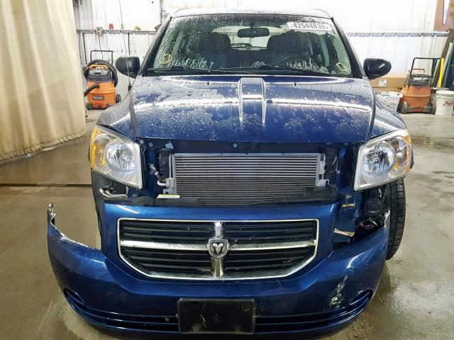 1B3HB48A09D198197 - 2009 DODGE CALIBER SX BLUE photo 9