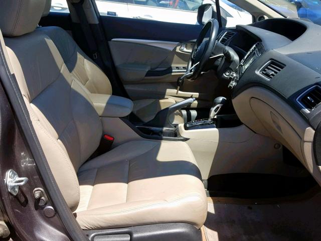 19XFB2F92DE223708 - 2013 HONDA CIVIC EXL Boz foto 5