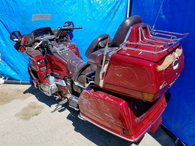 1HFSC2202SA700680 - 1995 HONDA GL1500 A/2 RED photo 3