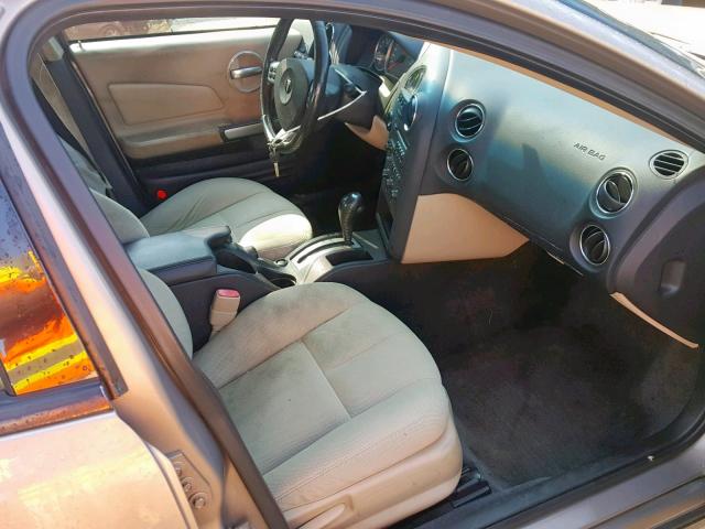2G2WP552X71144445 - 2007 PONTIAC GRAND PRIX GRAY photo 5