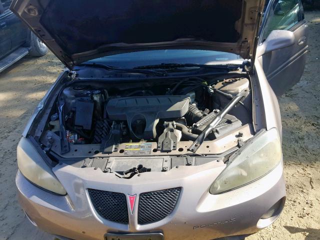 2G2WP552X71144445 - 2007 PONTIAC GRAND PRIX GRAY photo 7