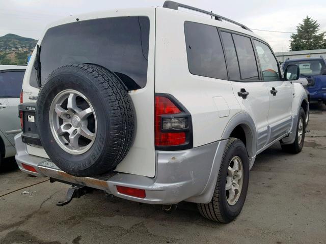 JA4MW31R21J039628 - 2001 MITSUBISHI MONTERO XL WHITE photo 4