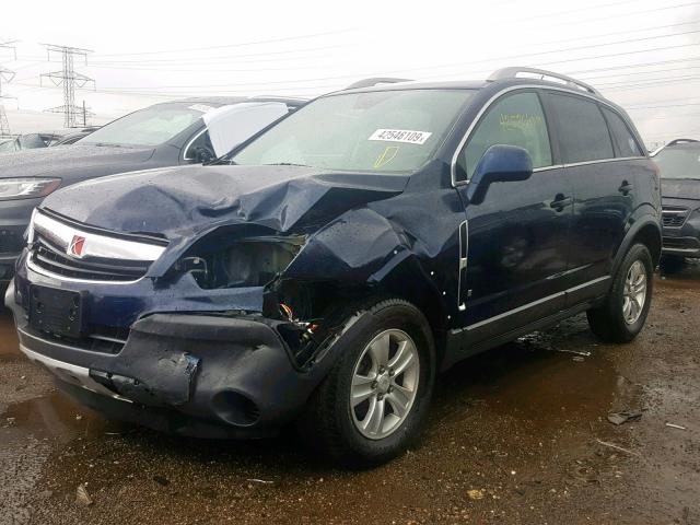 3GSCL33P89S530628 - 2009 SATURN VUE XE BLUE photo 2