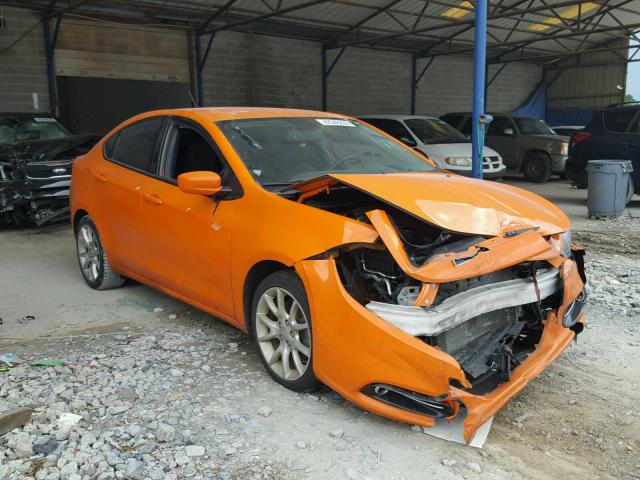 1C3CDFBA1DD297762 - 2013 DODGE DART SXT ORANGE photo 1