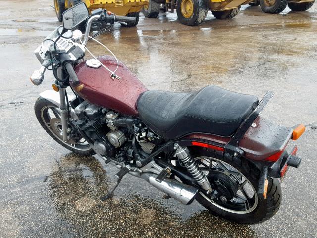 JH2PC090XDM015975 - 1983 HONDA CB550 MAROON photo 3