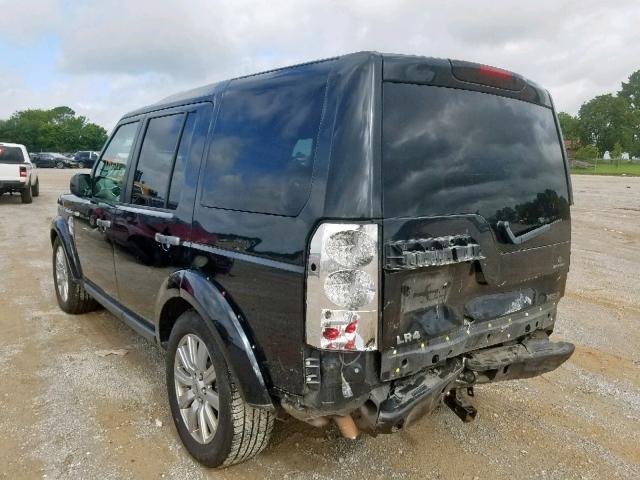 SALAK2D44CA610014 - 2012 LAND ROVER LR4 HSE LU BLACK photo 3