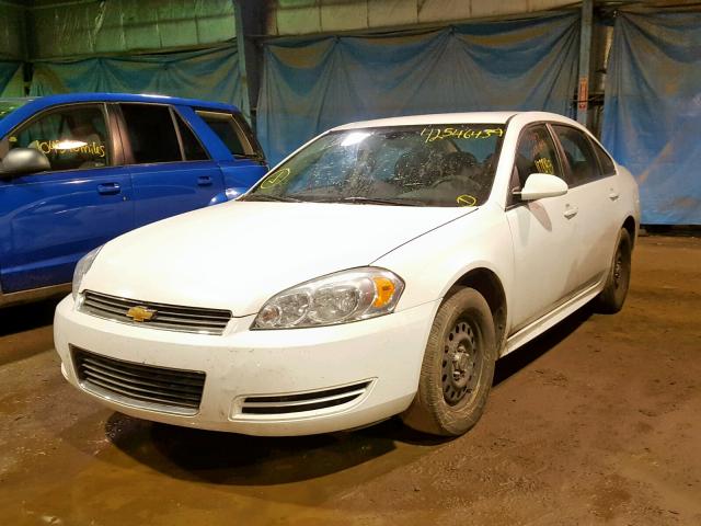 2G1WD5EM7B1285576 - 2011 CHEVROLET IMPALA POL WHITE photo 2