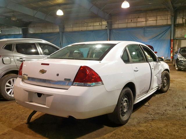 2G1WD5EM7B1285576 - 2011 CHEVROLET IMPALA POL WHITE photo 4