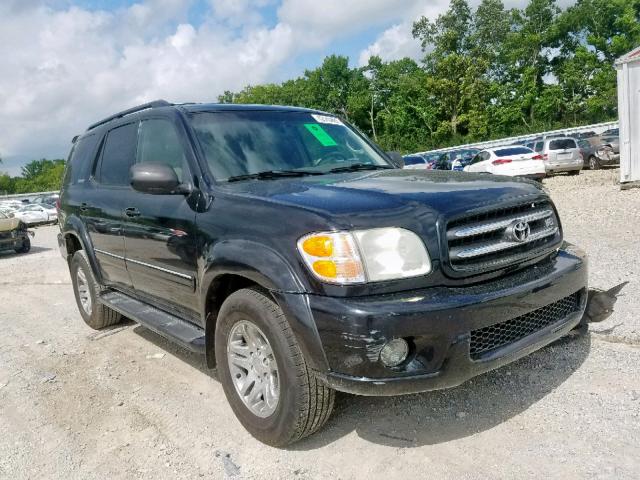 5TDBT48A14S217919 - 2004 TOYOTA SEQUOIA LI BLACK photo 1