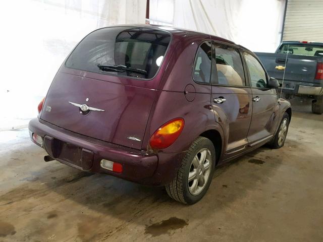 3C4FY58B43T648907 - 2003 CHRYSLER PT CRUISER PURPLE photo 4