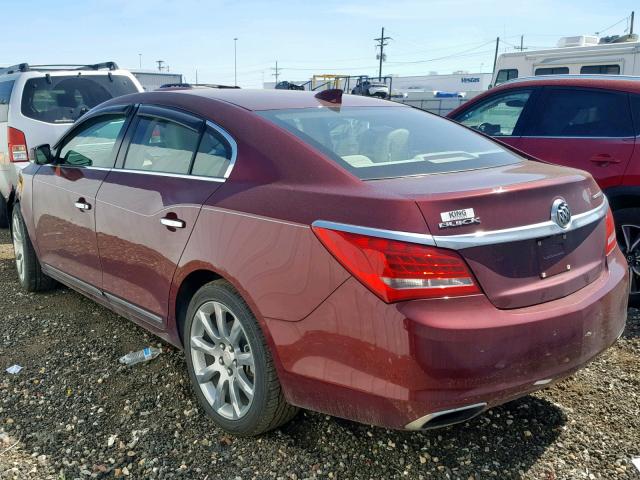 1G4GD5G37FF157610 - 2015 BUICK LACROSSE P MAROON photo 3