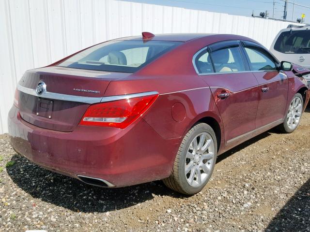 1G4GD5G37FF157610 - 2015 BUICK LACROSSE P MAROON photo 4