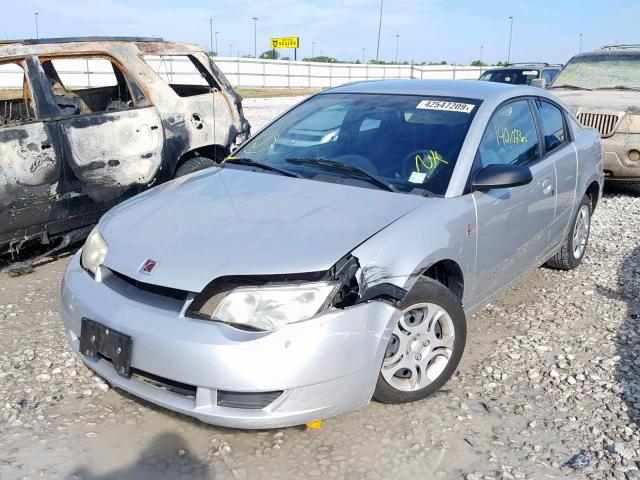 1G8AN12F74Z203721 - 2004 SATURN ION LEVEL SILVER photo 2