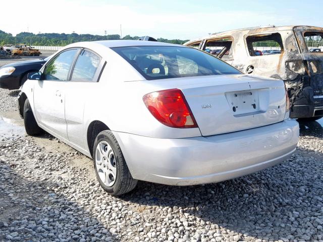 1G8AN12F74Z203721 - 2004 SATURN ION LEVEL SILVER photo 3