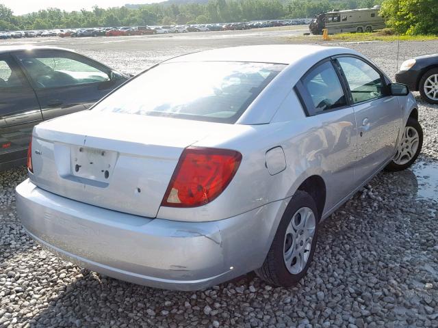 1G8AN12F74Z203721 - 2004 SATURN ION LEVEL SILVER photo 4