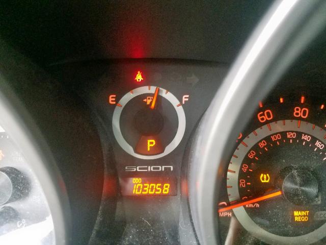 JTKJF5C7XB3005029 - 2011 TOYOTA SCION TC ვერცხლისფერი ფოტო 8