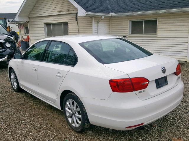 3VW1K7AJ5DM256732 - 2013 VOLKSWAGEN JETTA BASE WHITE photo 3