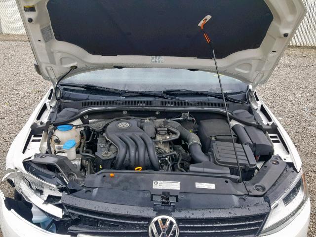 3VW1K7AJ5DM256732 - 2013 VOLKSWAGEN JETTA BASE WHITE photo 7