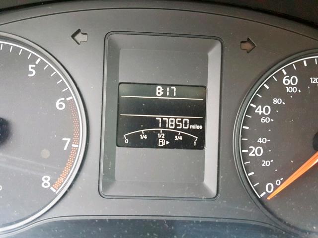 3VW1K7AJ5DM256732 - 2013 VOLKSWAGEN JETTA BASE WHITE photo 8