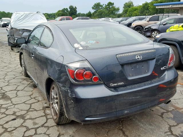 JTKDE167680252238 - 2008 TOYOTA SCION TC ნაცრისფერი ფოტო 3