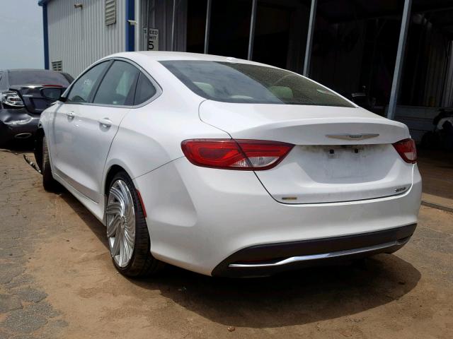 1C3CCCAB2FN594368 - 2015 CHRYSLER 200 LIMITE WHITE photo 3