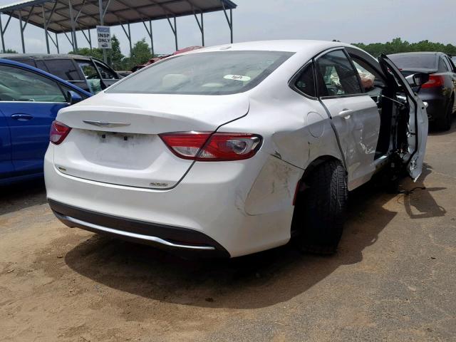 1C3CCCAB2FN594368 - 2015 CHRYSLER 200 LIMITE WHITE photo 4